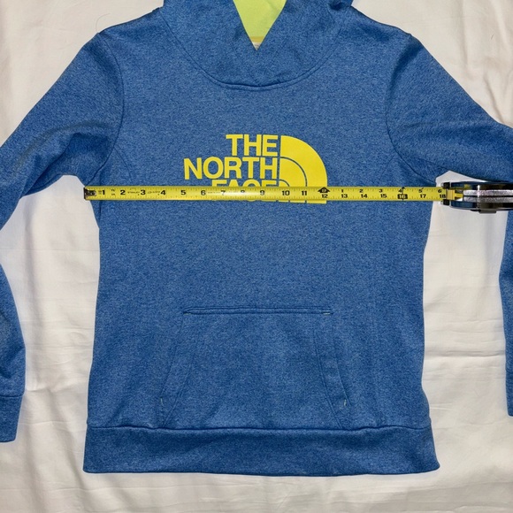 The North Face Blue and Green Hoodie - Picture 7 of 8
